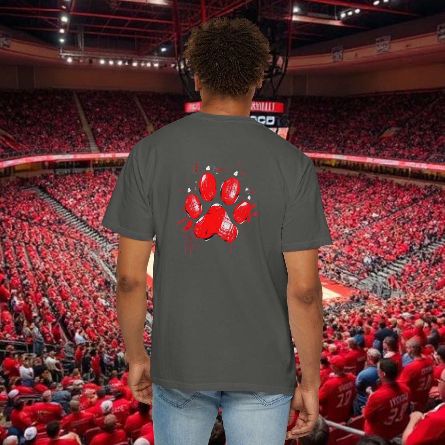 Raleigh Graphic Unisex Garment-Dyed T-shirt, Sports Fan Tee, College Apparel, Gift for Him/Her, Casual Wear, Spirit Wear