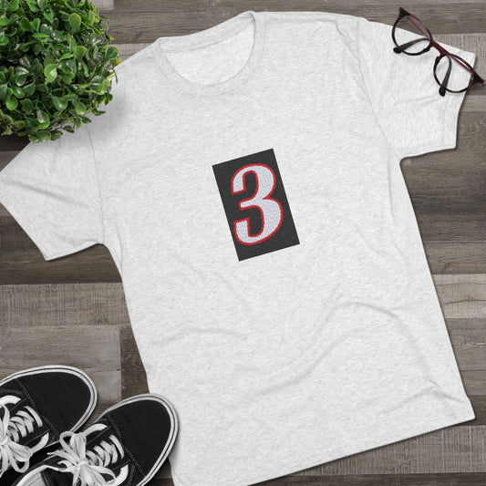 Legends Philly 3 Graphic Tee — Retro Number Front, Script 'Philly' Back