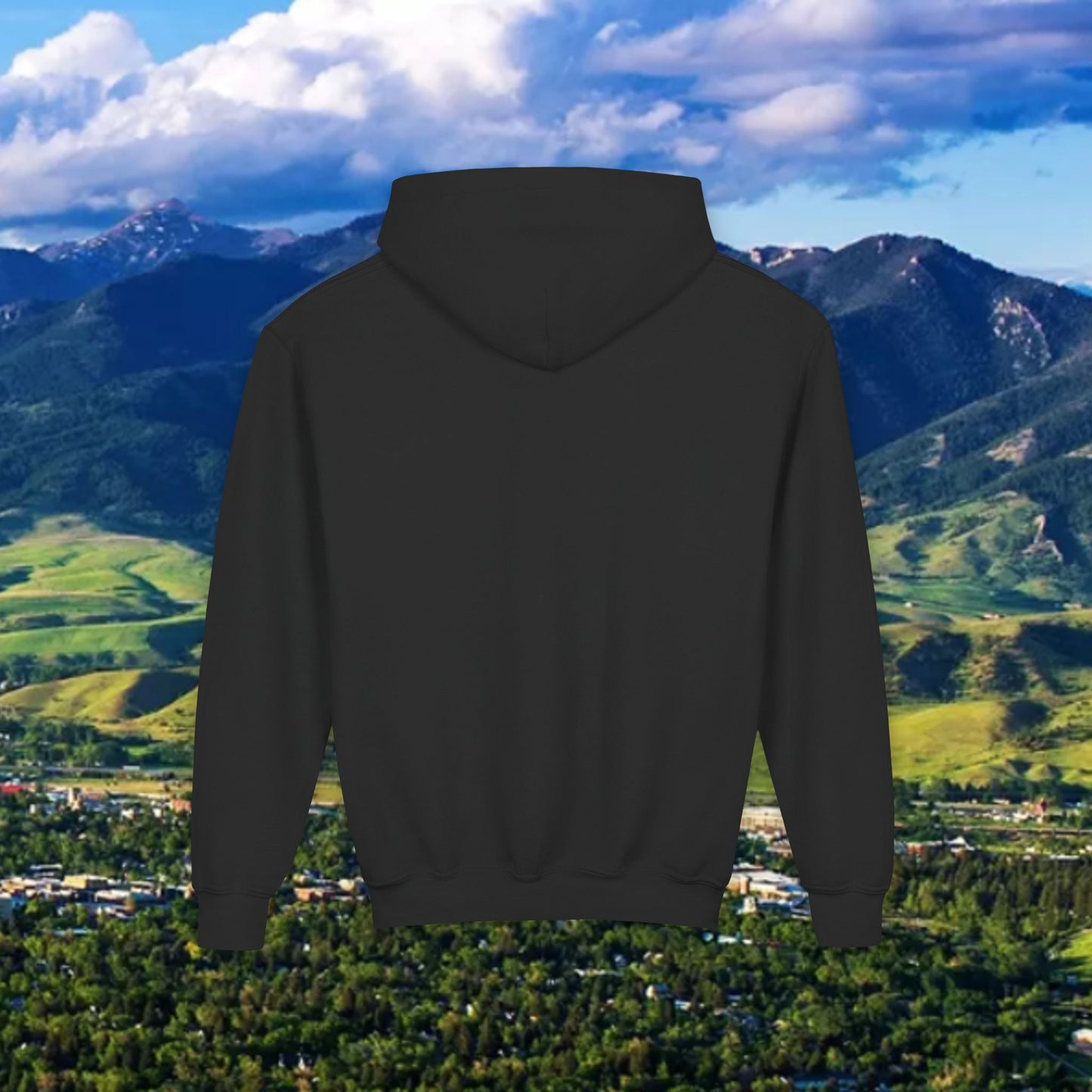 Youth Hoodie - '41' Minimalist Graphic Pullover