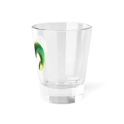 Ram Horn Shot Glass — Zodiac Aries Bar Glass, St. Patrick's Party Favor