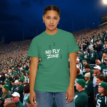 Unisex Sports T-shirt, Casual Wear, Game Day Tee, Fan Apparel, Lightweight Summer Shirt, No Fly Zone Design