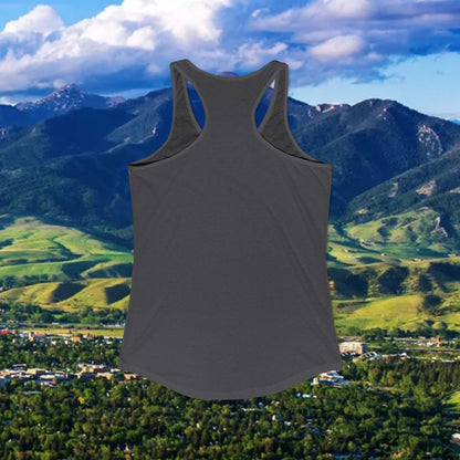 Bozeman Saturdays Racerback Tank, Women's Workout Top, Casual Summer Top, Gift for College Students