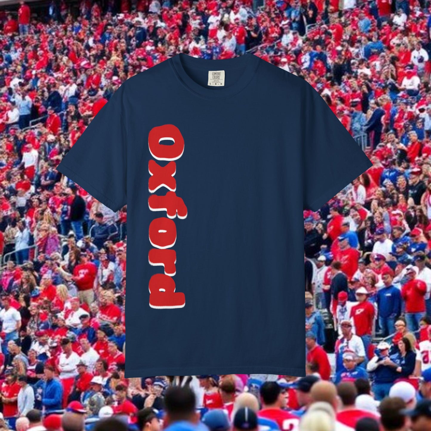 Oxford Graphic Tee: Stylish Unisex T-shirt, Perfect for Game Day, College Spirit Wear, Casual Outings, Gifts for Fans