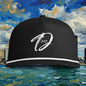 Detroit Rope Cap - 313 Coastal Baseball Hat with Distressed Brush D Logo