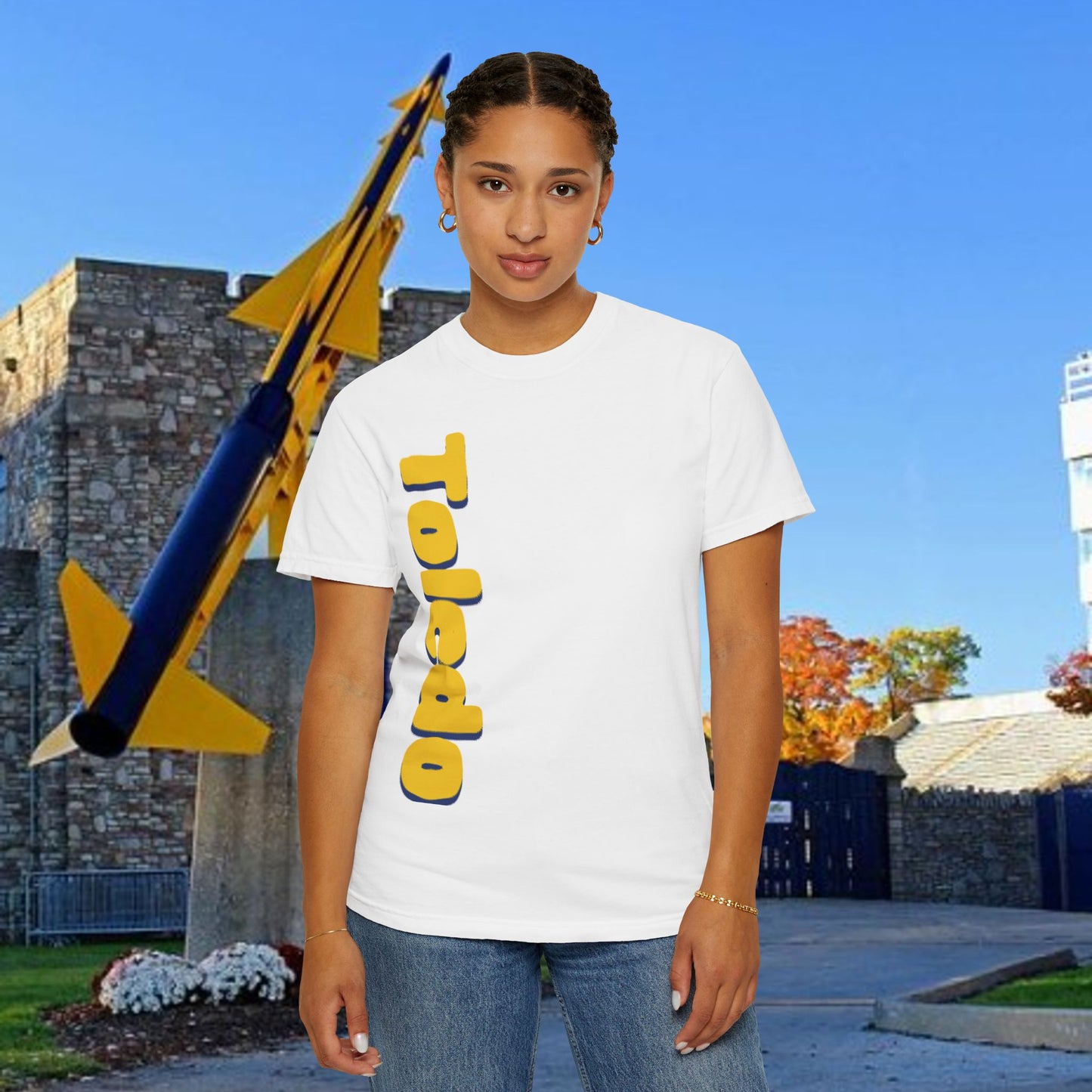 Unisex Garment-Dyed T-Shirt, Casual Wear, Ohio Pride, College Gear, Graduation Gifts, Summer Fashion