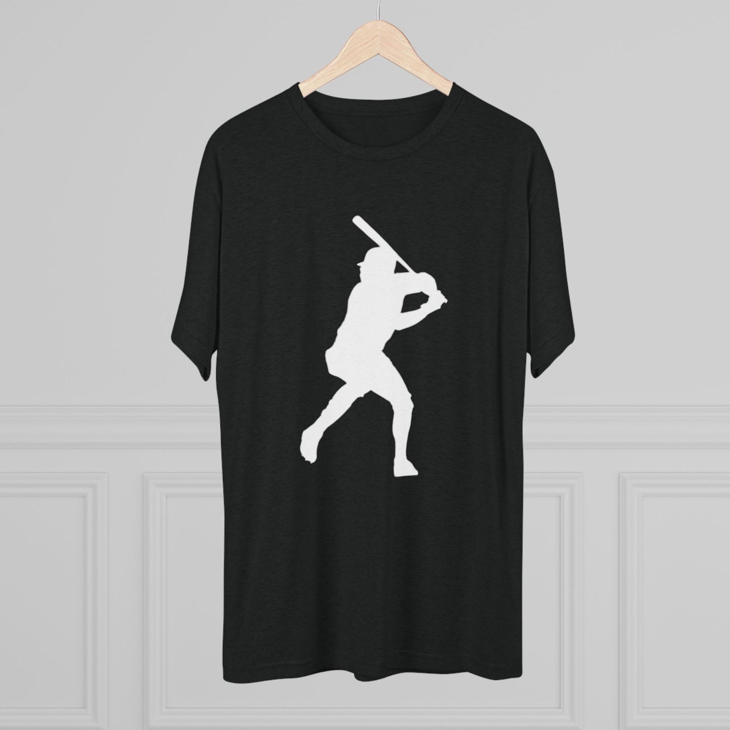 Baseball Stars Batter Silhouette Tee — Back Number '3' Player Shirt