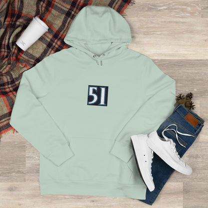 #51 Hooded Sweatshirt - Cozy Gift for Him/Her, Casual Wear, Seattle Fans, Streetwear