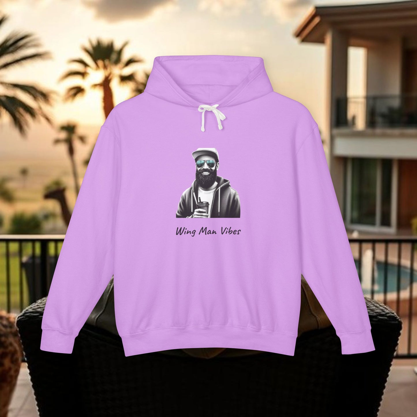 Unisex Wingman Vibes Hoodie, Casual Style Sweatshirt, Perfect Gift for Friends, Lightweight Hoodie for Everyday Wear