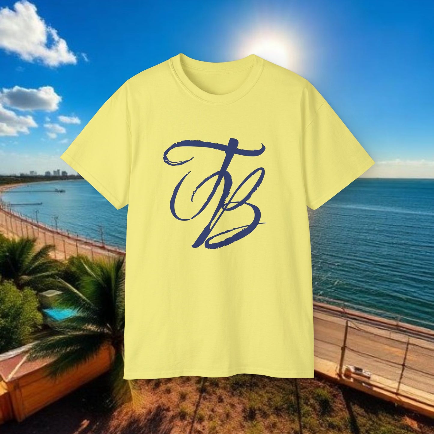 TB Monogram Tee — 813 Tampa Area Short-Sleeve T-Shirt