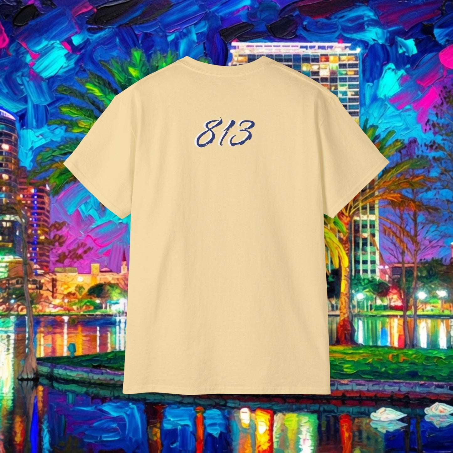 TB Monogram Tee — 813 Tampa Area Short-Sleeve T-Shirt