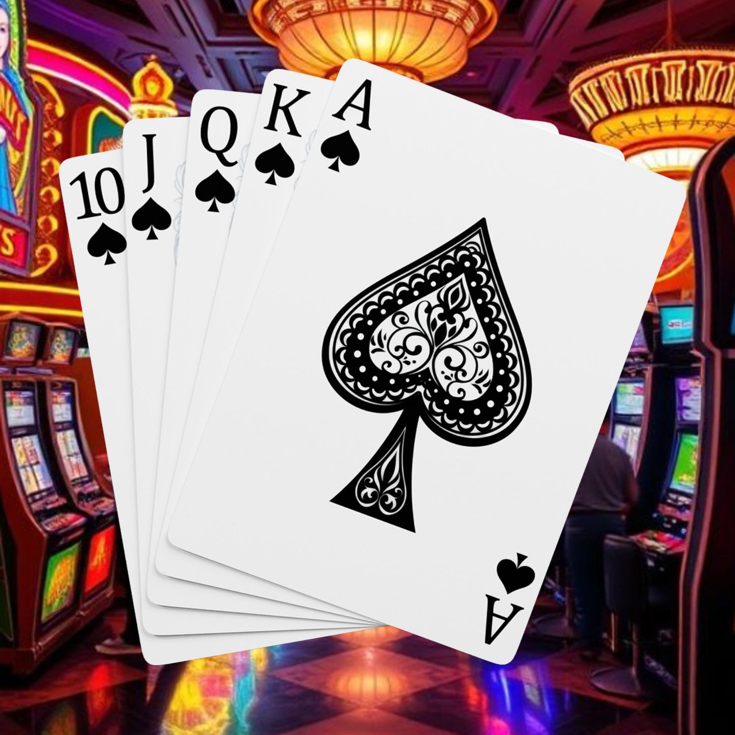 Custom Poker Playing Cards, Fun Game Night Accessory, Unique Gift for Gamers, Poker Night Essential, Casino Theme Decor