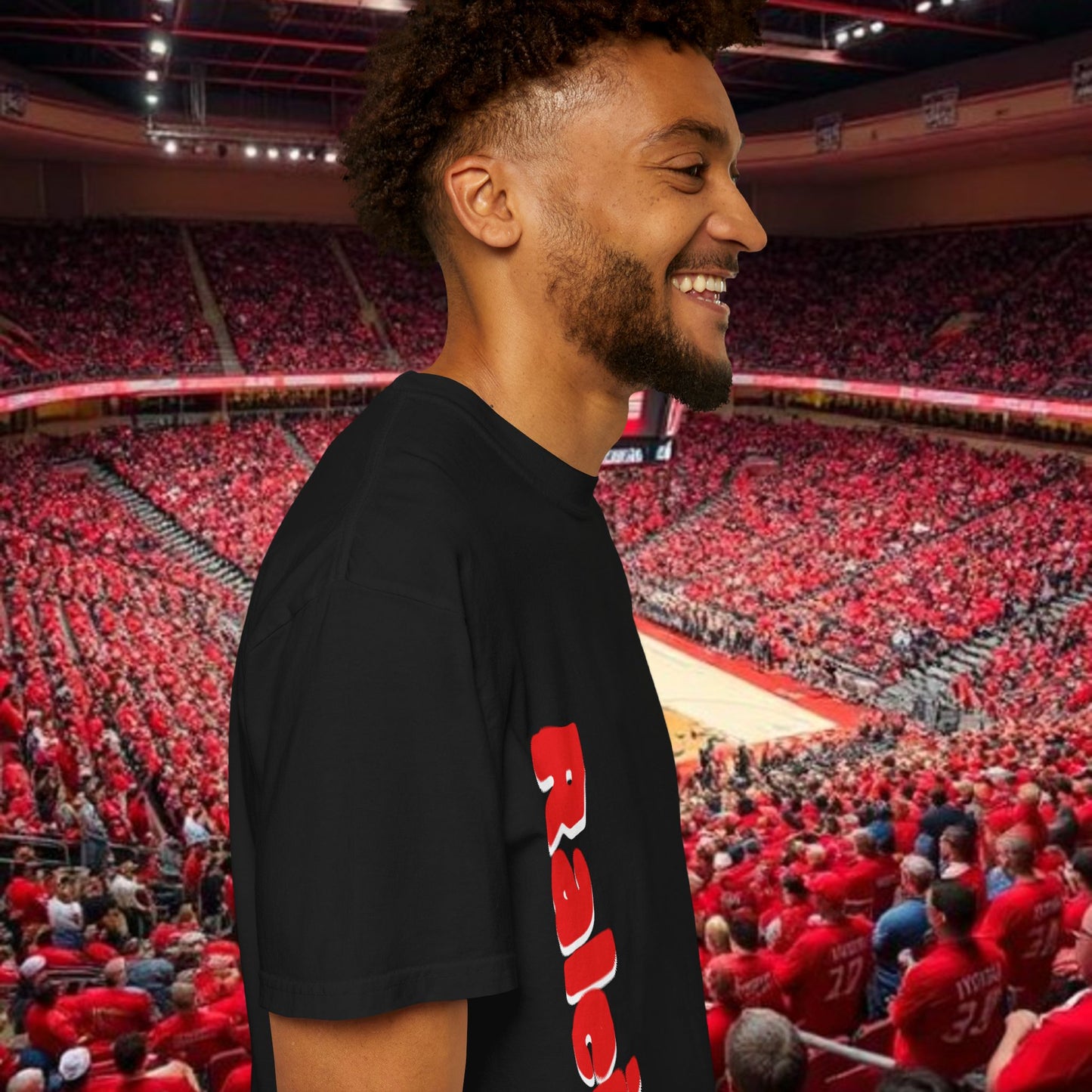 Raleigh Graphic Unisex Garment-Dyed T-shirt, Sports Fan Tee, College Apparel, Gift for Him/Her, Casual Wear, Spirit Wear