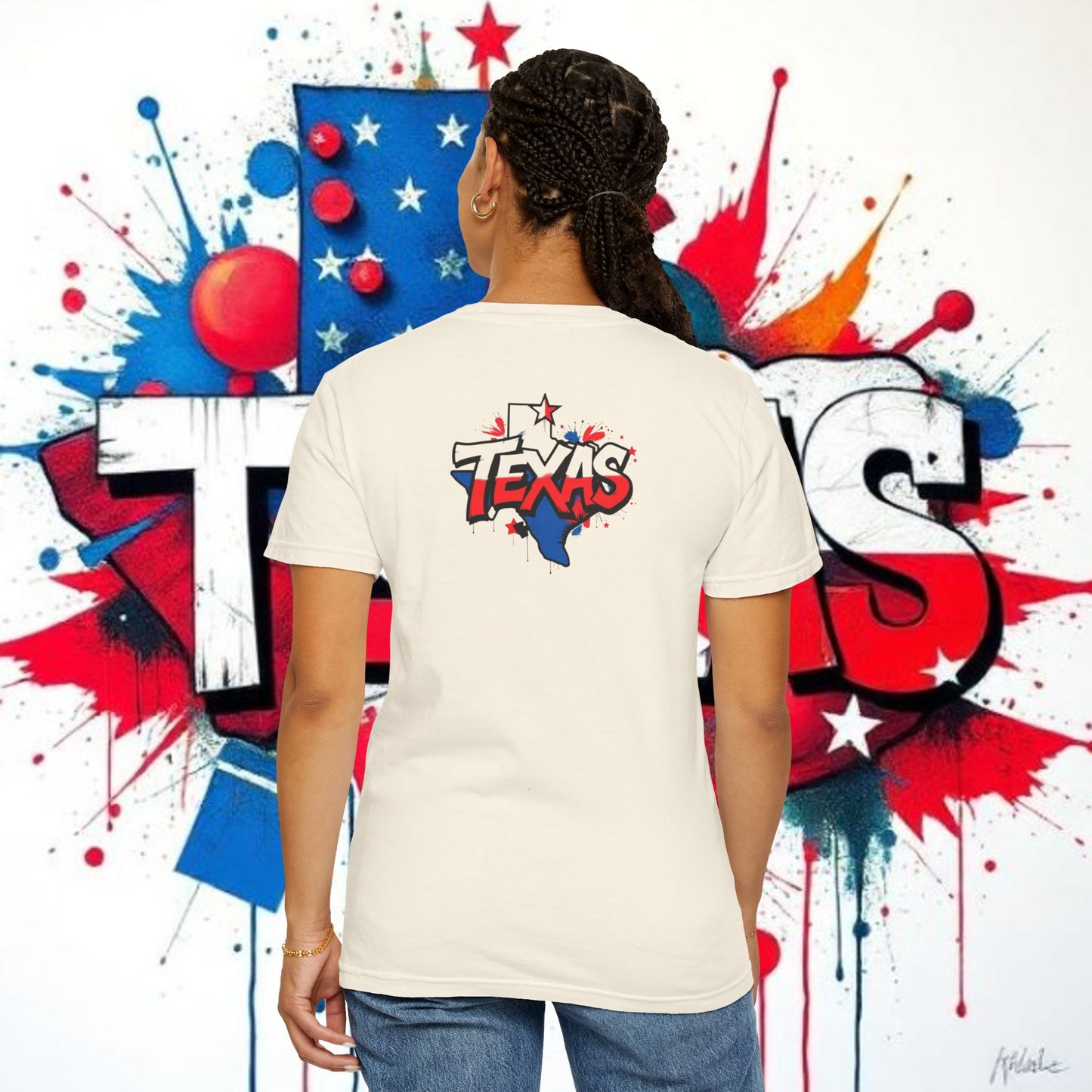 Texas 817 Graphic T-Shirt — Red, White & Blue State Pride Tee, Arlington Texas, Soft-Style T-Shirt, Perfect for Gameday