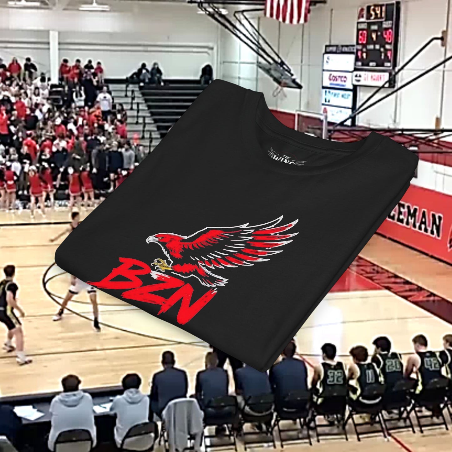 Bozeman Hawk Youth Tee - Perfect for School, Sports, or Everyday Wear, Kid's Apparel, Graphic Tee, Gifts for Young Hawk Fans