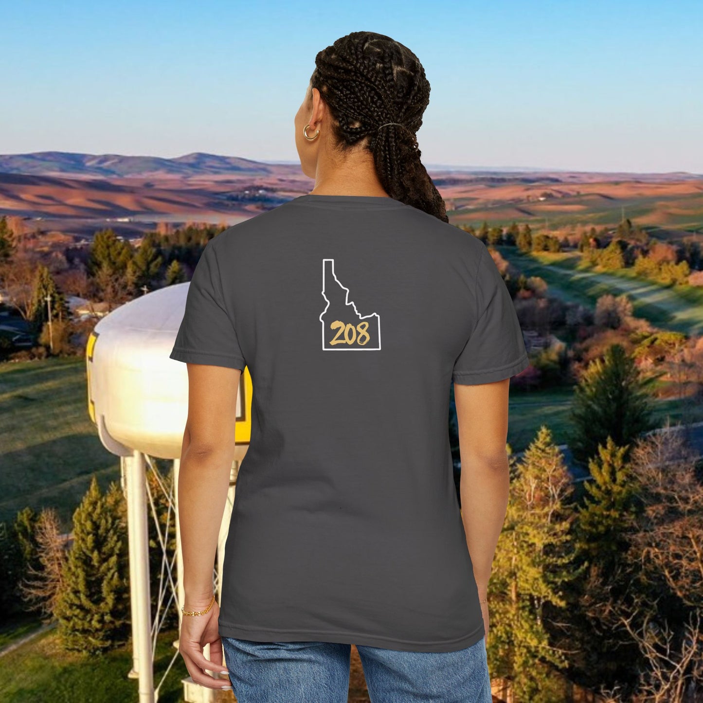 Moscow Idaho Graphic Tee, Unisex T-shirt, Gift for Travelers, Home State Apparel, Casual Wear, Summer Style