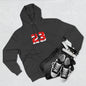 23 Fleece Hoodie, Stylish Sportswear for Game Day, Unisex Sweatshirt, Athletic Fashion, Cozy Hoodie, Perfect for Fans