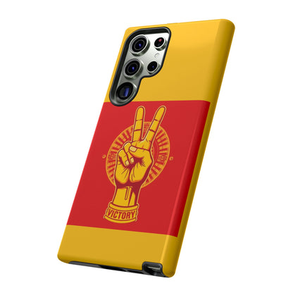 Victory Inspired Symbol Phone Case, Tough Phone Cover, Gift for Empowerment, Inspirational Tech Accessory, Unique Phone Protection