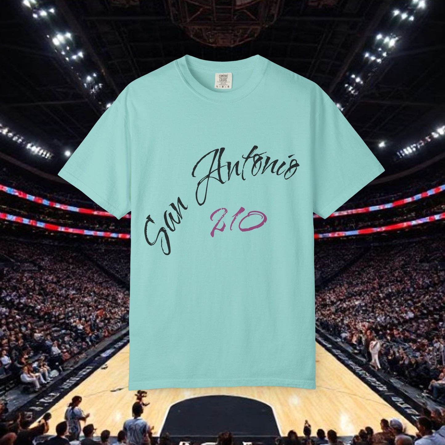 San Antonio 210 Script T-Shirt, Soft-Style T-Shirt, Perfect Statement Piece
