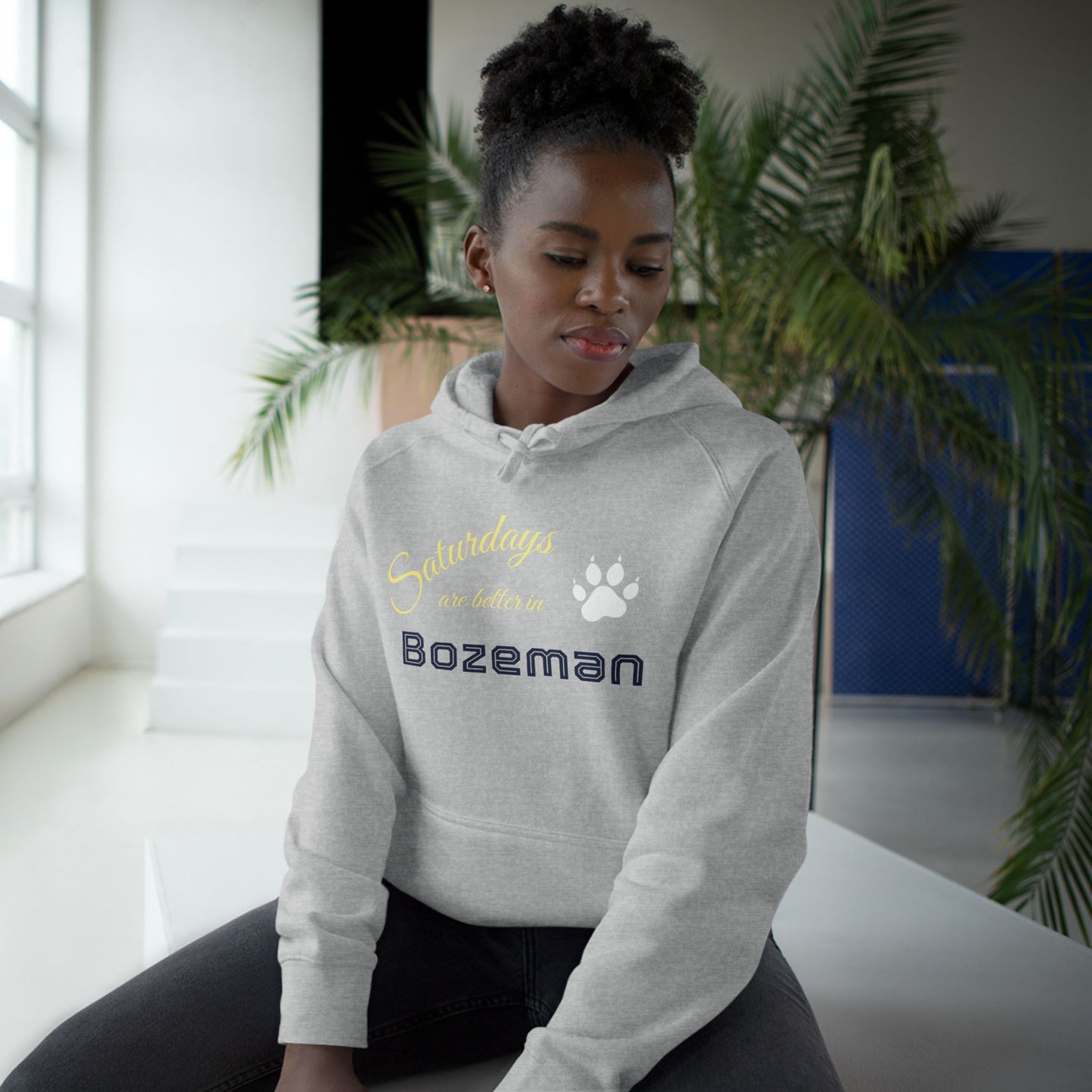 Bozeman Saturdays Unisex Hoodie, Cozy Sweatshirt, Fall Fashion, Casual Wear, Perfect Gift for Him/Her, Outdoor Adventures