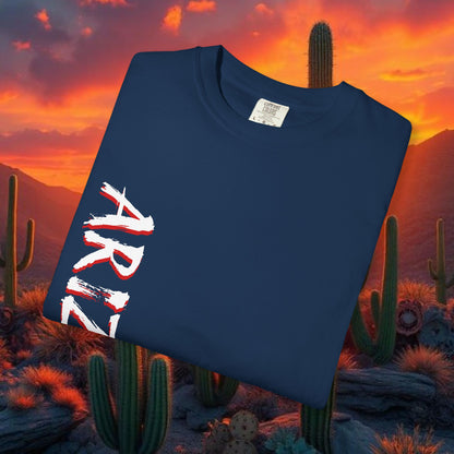 Tucson Arizona Area Code T-Shirt — 520 Back Print, Southwestern Travel Tee, Soft-Style