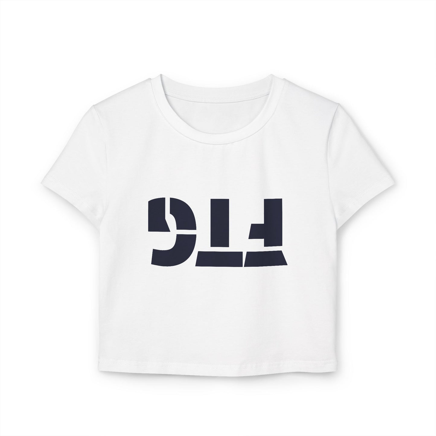 Upside Down FTG Stylish Women's Baby Tee - Trendy Crop Top, Casual Outfits, Birthday Gift, Bobcat Games, Everyday Essentials