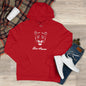Cougar Silhouette Hoodie - Cozy Sweatshirt, Great for Gifts, Casual Wear, Lounge, Sports Fans, Red Sweatshirt
