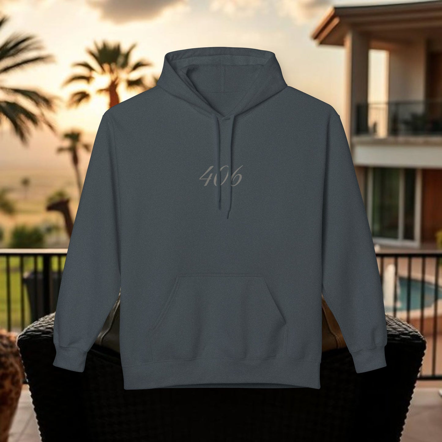 Montana Love Hoodie, MT Design, Cozy Stylish Unisex Fleece, 406 Front Back Print, Gift for Outdoorsy, Mountain Lover, Christmas, Birthday