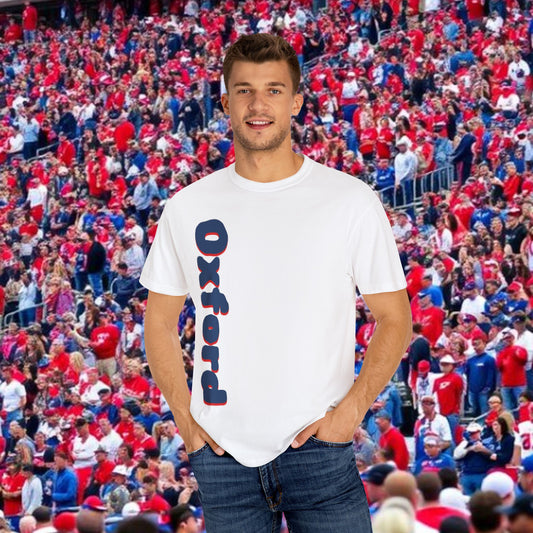 Oxford Graphic Tee: Stylish Unisex T-shirt, Perfect for Game Day, College Spirit Wear, Casual Outings, Gifts for Fans