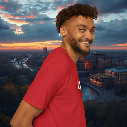 Wisconsin Softstyle T-Shirt, Unisex Tee, College Apparel, Game Day Shirt, Casual Wear, Gift for Fans