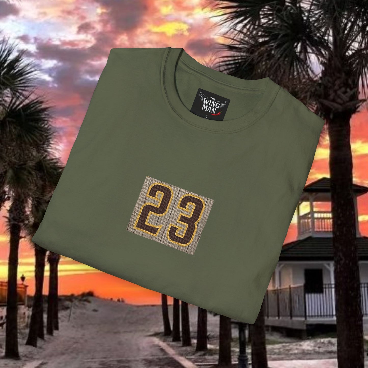 Baseball Stars Unisex Softstyle T-Shirt with Retro 23 Design, Casual Wear, Gift for Sports Lovers, Baseball Fans