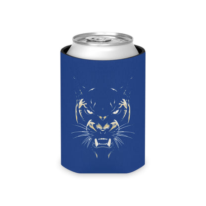 Panther Silhouette Can Cooler, Drink Sleeve, Beverage Insulator, Game Day Accessory, Party Favor, Sports Team Gear