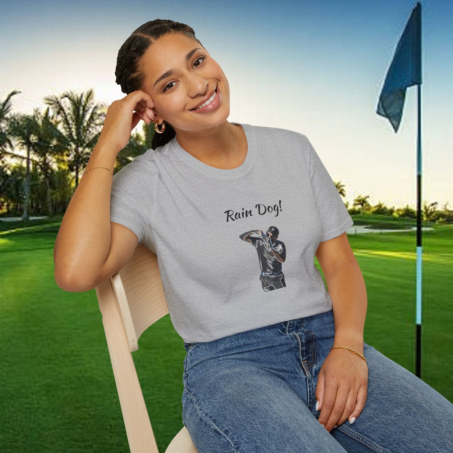 Rain Dog Unisex T-Shirt, Graphic Tee, Casual Wear, Gift for Dog Lovers, Everyday Style, Unique Design Shirt