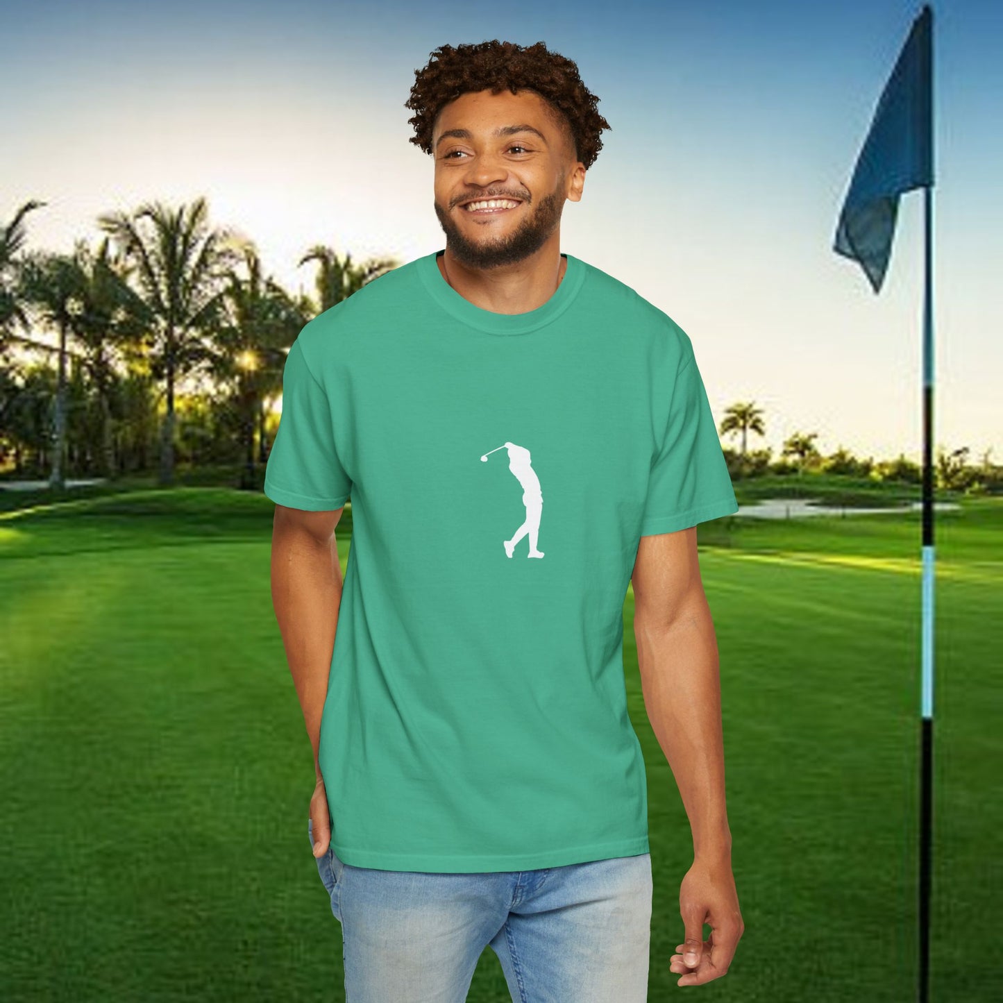 Golf Lover's Unisex Garment-Dyed T-Shirt - Perfect Gift for Golf Enthusiasts, Casual Wear, Sports Apparel, Father's Day, Birthday