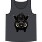 Wild Boar Tank Top — Bold Boar Face Graphic Concert Tank