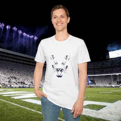 Fierce Silhouette Graphic T-Shirt, Unisex Tee, Gameday Shirt, Casual Wear, College Fashion, Gift for White Out Game
