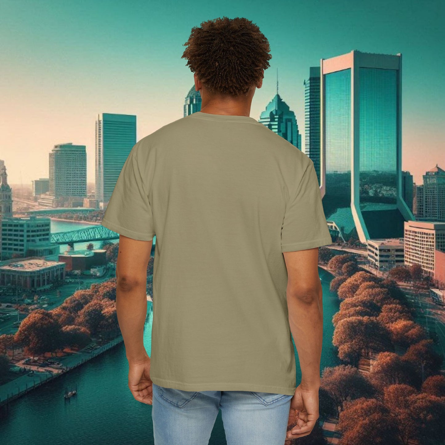 Duval Script T‑Shirt — Jacksonville Retro City Tee, Perfect for Gameday or Everyday Use. Soft style T-Shirt.