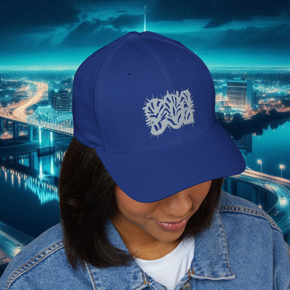 Memphis Inspired Embroidered Closure Cap, Stylish Baseball Hat, Gifts for Him/Her, Casual Attire, Tiger Events