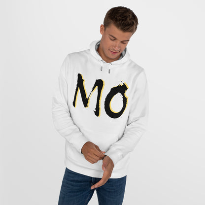 MO Graphic Hoodie — Bold Brushstroke Lettering Pullover, Perfect for Gamedays