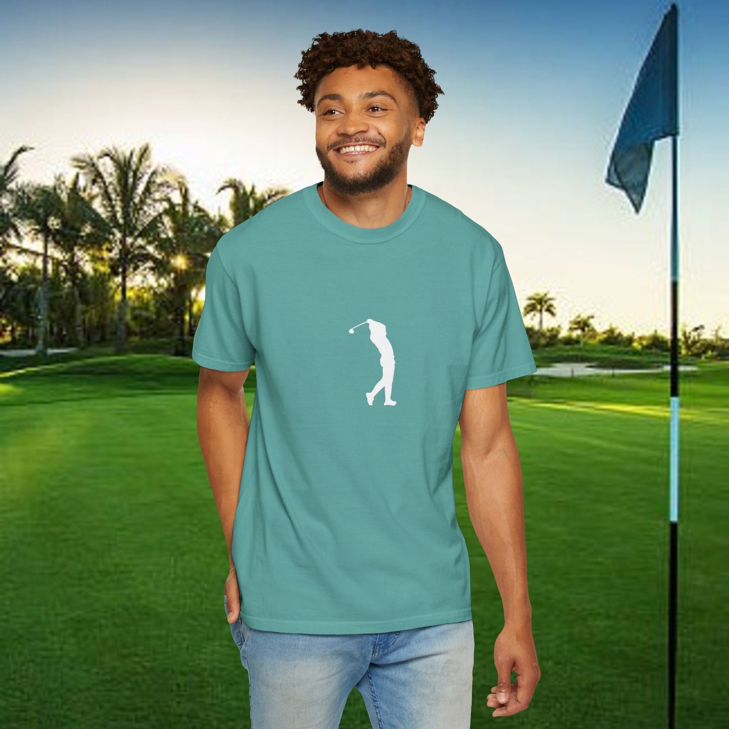 Golf Lover's Unisex Garment-Dyed T-Shirt - Perfect Gift for Golf Enthusiasts, Casual Wear, Sports Apparel, Father's Day, Birthday