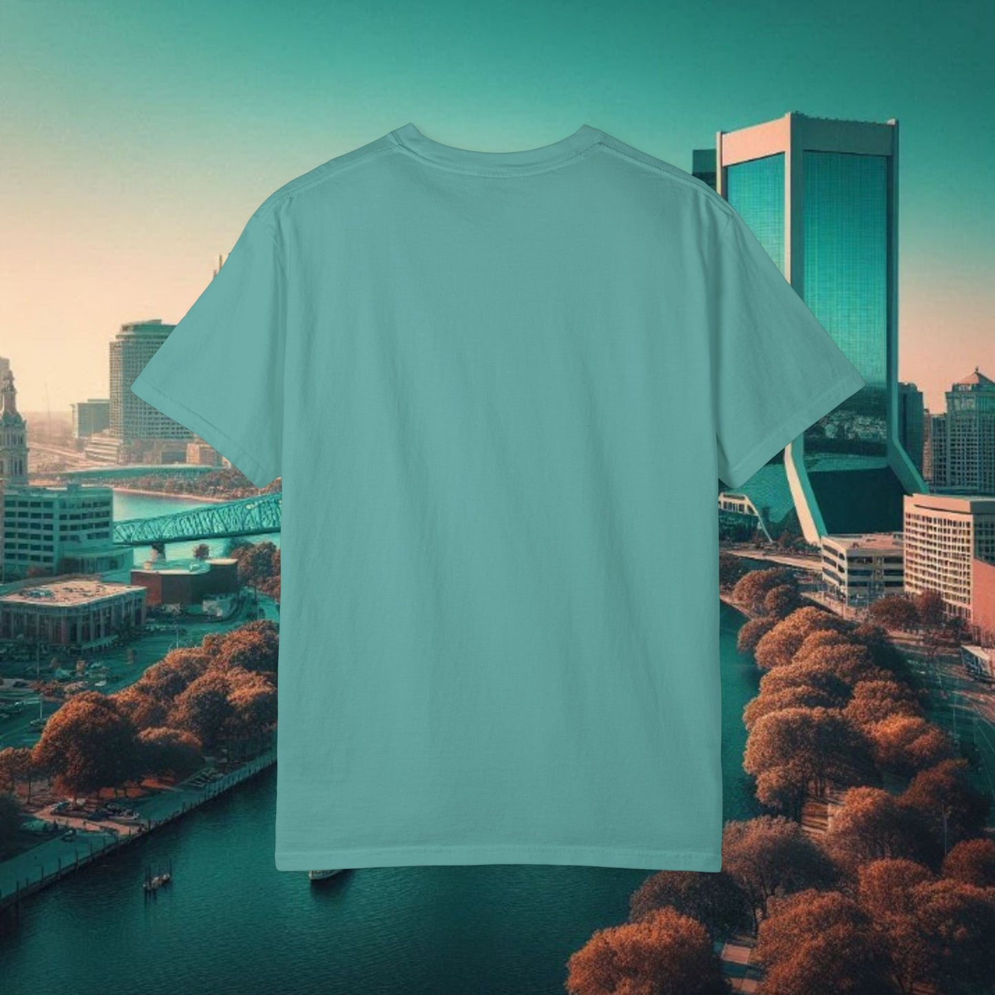 Duval Script T‑Shirt — Jacksonville Retro City Tee, Perfect for Gameday or Everyday Use. Soft style T-Shirt.