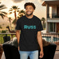 Russ Unisex T-Shirt with Retro Design, Hip-Hop Shirt, Casual Wear, Unique Style, Russ Apparel