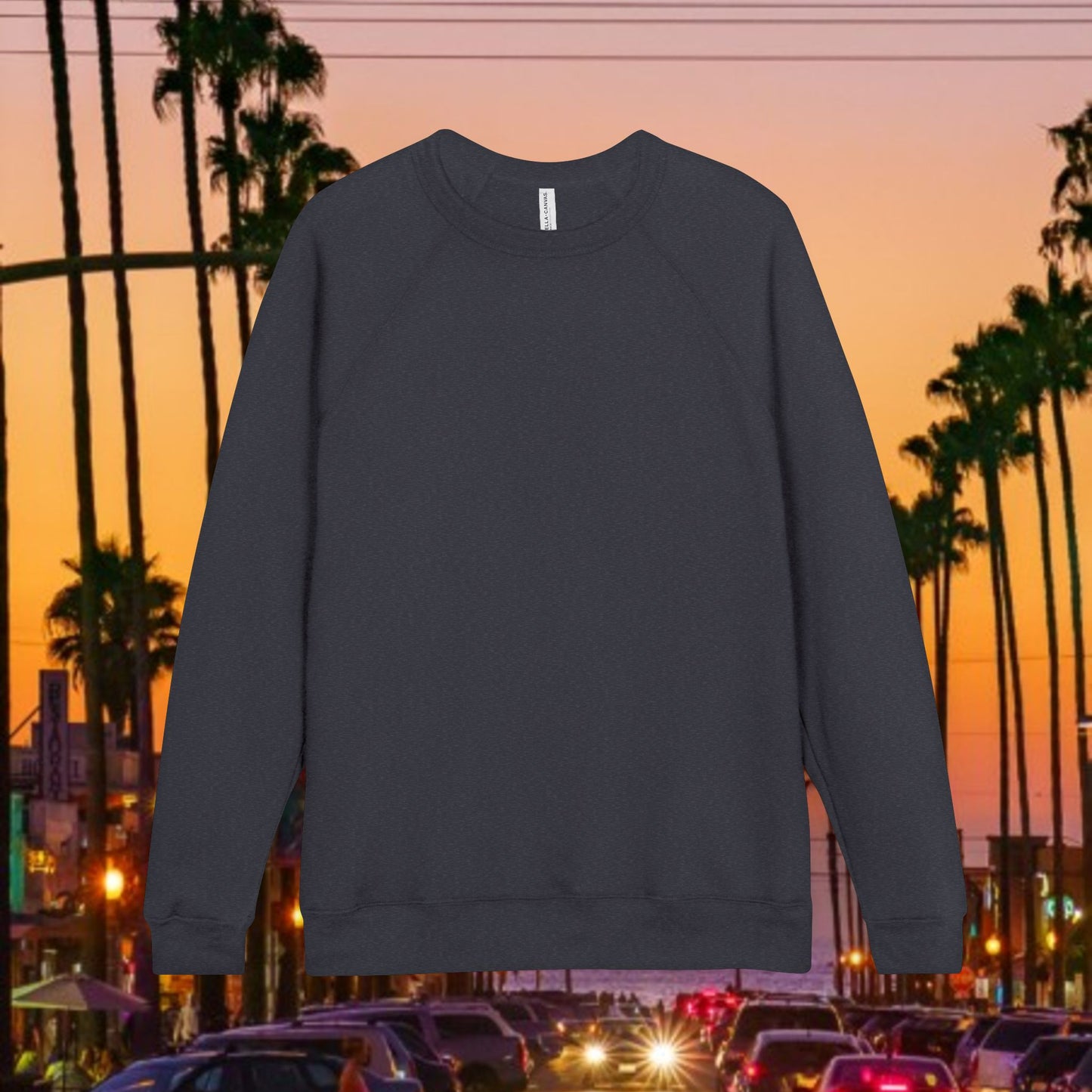 LA Script Raglan Sweatshirt, Super Soft Material and Comfortable Stylish Fit