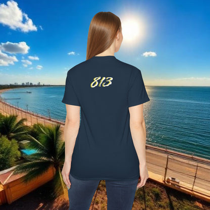TB Monogram Tee — 813 Tampa Area Short-Sleeve T-Shirt