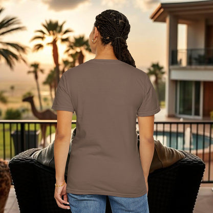 Unbothered Garment-Dyed T-Shirt, Relaxed Fit Tee, Casual Everyday Wear, Gift for Friends, Relaxation Apparel, Trendy Summer Top