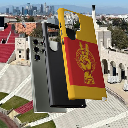 Victory Inspired Symbol Phone Case, Tough Phone Cover, Gift for Empowerment, Inspirational Tech Accessory, Unique Phone Protection