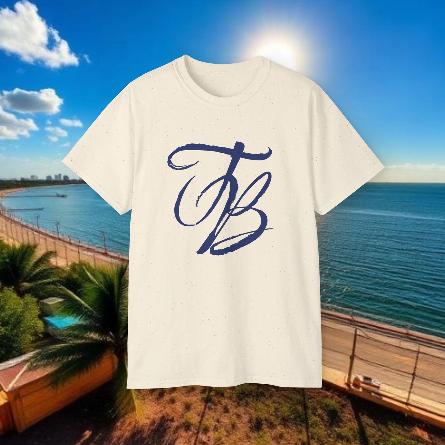 TB Monogram Tee — 813 Tampa Area Short-Sleeve T-Shirt