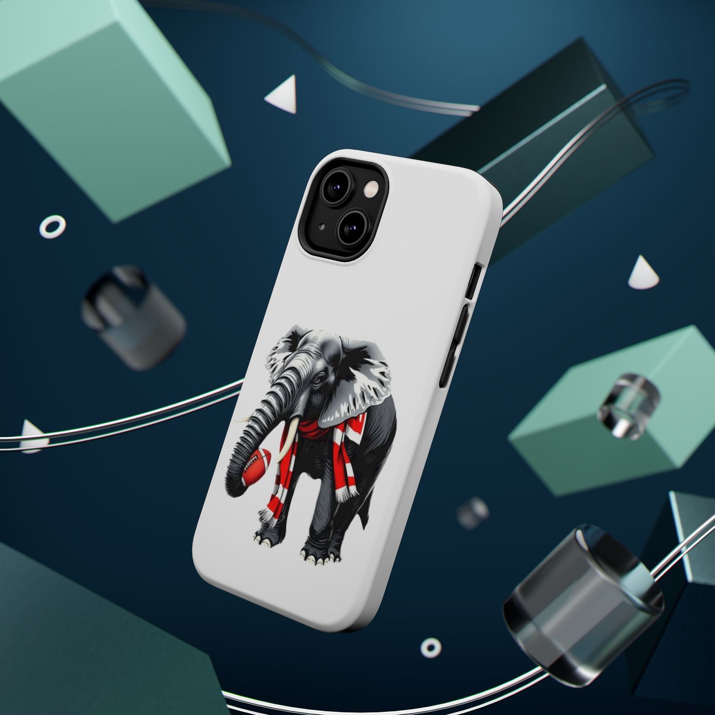 Vibrant Elephant Tough Cases - Unique Phone Case, Wildlife Lover Gift, Sports Team Accessory, Trendy Phone Cover, Fun Animal Design