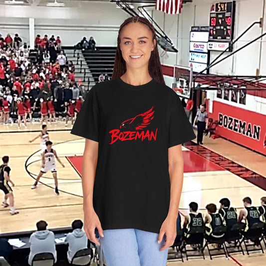 Bozeman Spirit T-shirt | Unisex Garment-Dyed Tee for Sports Fans, Game Day, Team Spirit, Casual Wear, Gift Ideas