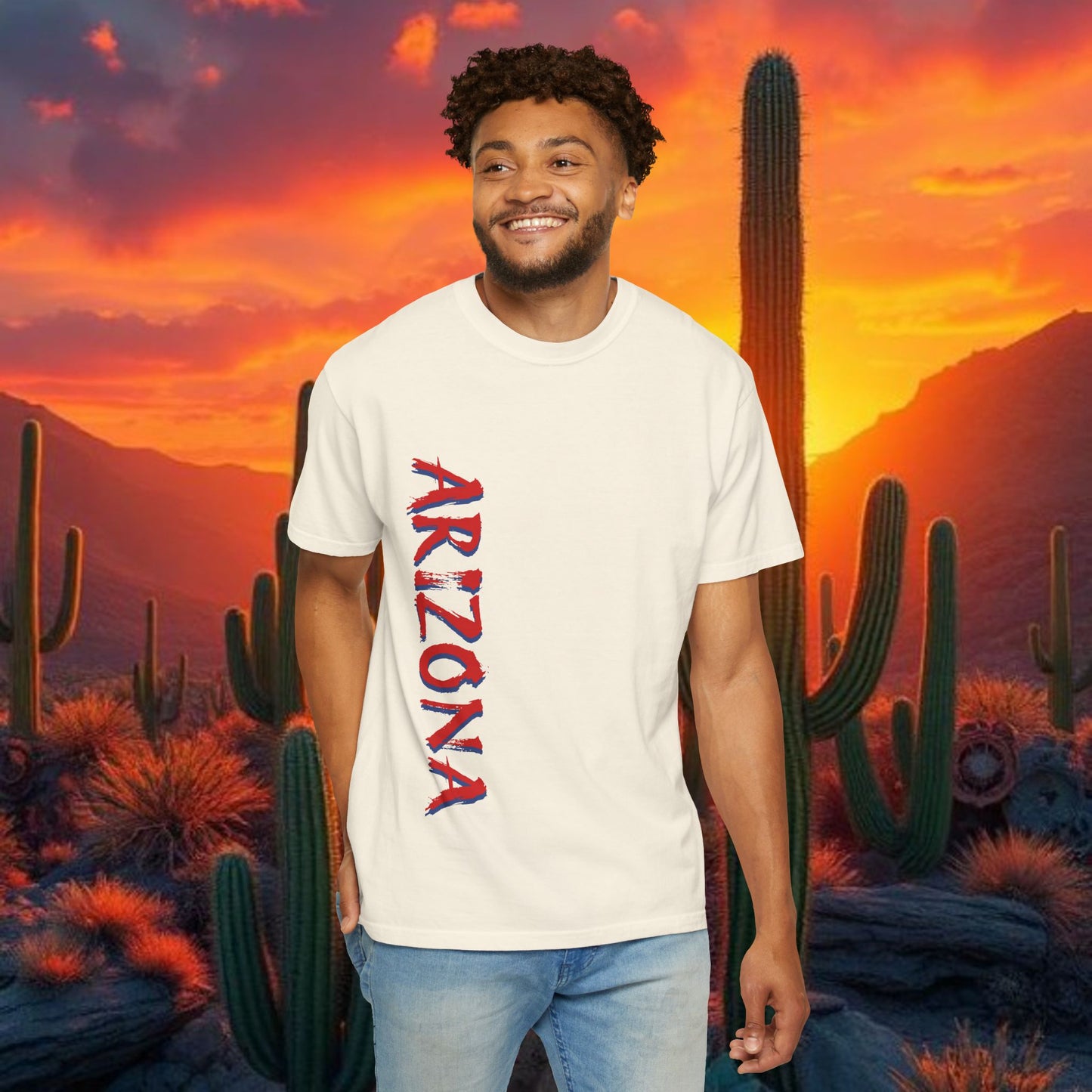 Tucson Arizona Area Code T-Shirt — 520 Back Print, Southwestern Travel Tee, Soft-Style