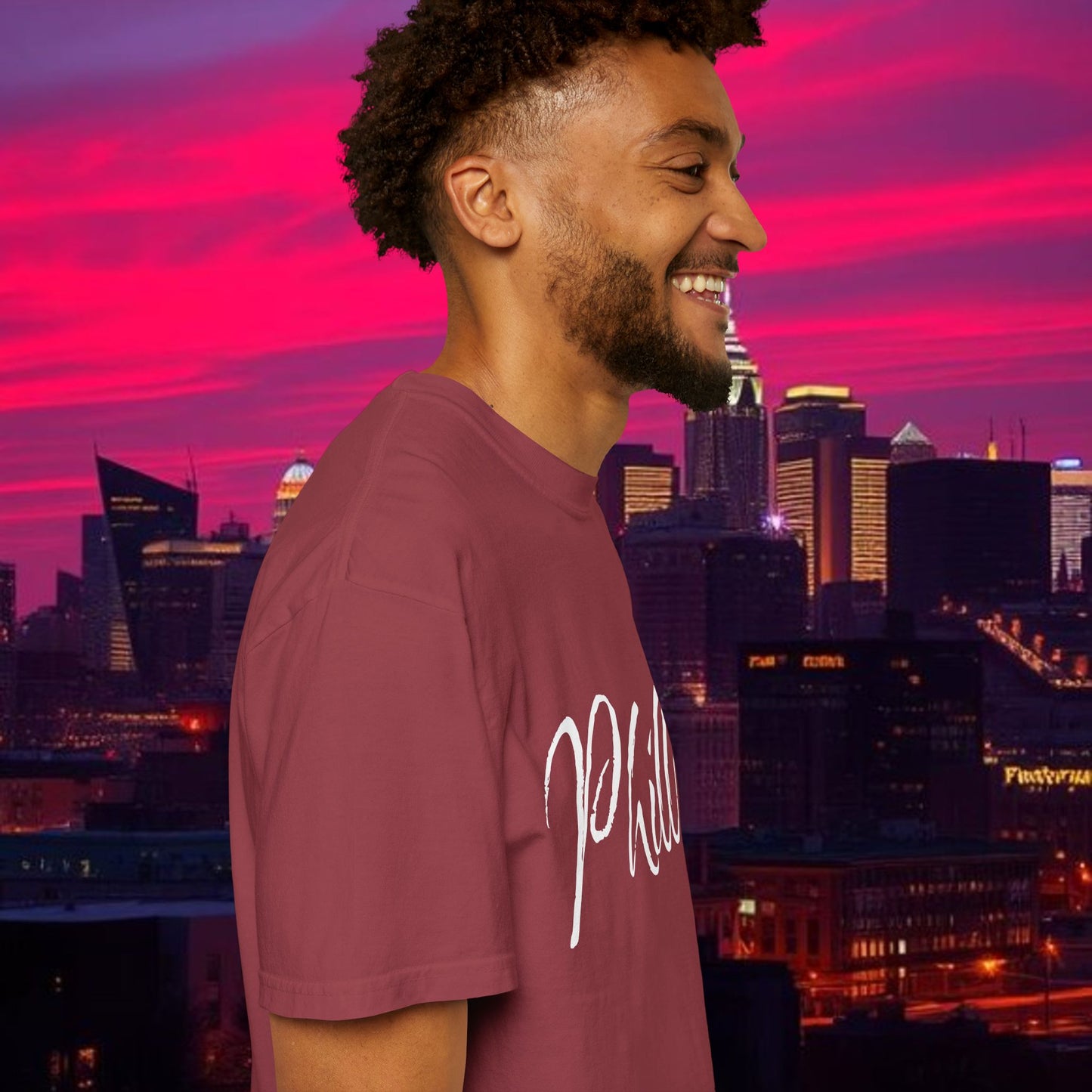 Philly Script T-Shirt — Handwritten City Pride Tee, Ultra Soft and Comfortable T-Shirt for any gameday.